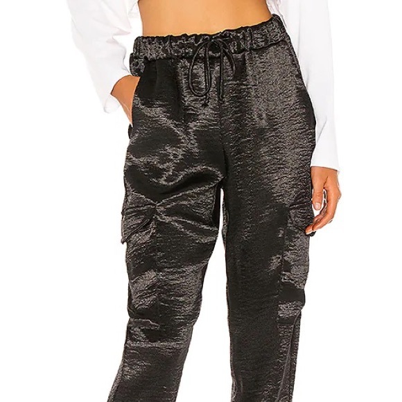 LNA Shine Cargo Pants in Black M - Picture 9 of 9